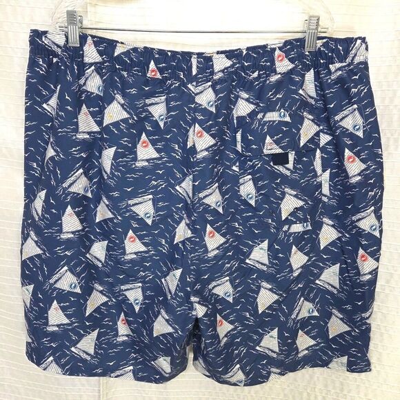 Vineyard Vines Board Shorts Swim Sailboat Pattern Mesh Lined Men's XXL SEE DESC - Picture 8 of 9